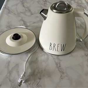 Rae Dunn Electric Kettle “Brew” - Cream